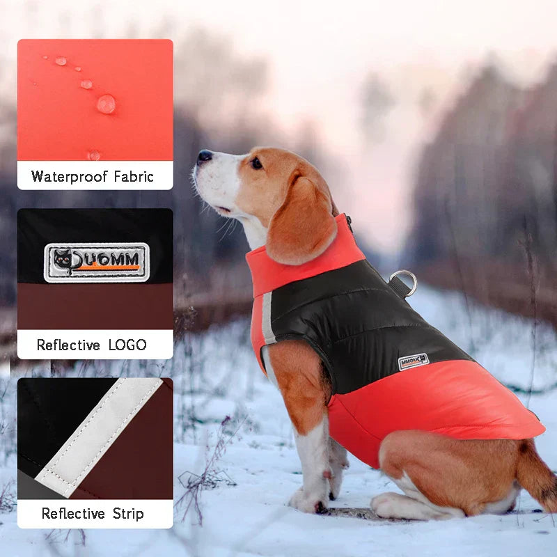 waterproof dog jacket winter warm dog clothes