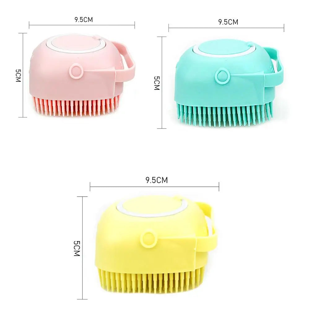 pet dog shampoo brush